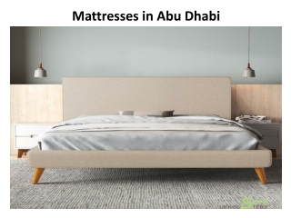 Mattresses in Abu Dhabi