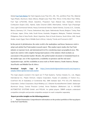 Fuel Tank Market
