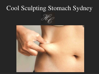 Cool Sculpting Stomach Sydney