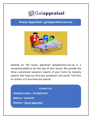 House Appraisal | getappraisal.com.au