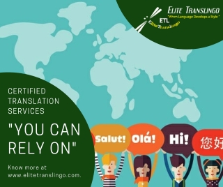 Certified Translation Services - Elite TransLingo