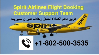 | 1-802-500-3535 |كيفية حجز رحلة طيران سبيريت