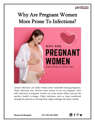 Why Are Pregnant Women More Prone To Infections?