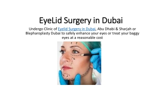 EyeLid Surgery in Dubai