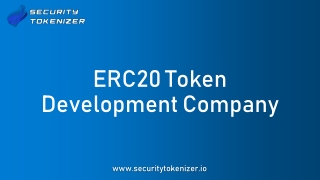 ERC20 Token Development Company