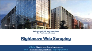 Rightmove Web Scraping