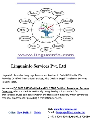 Top Business Translation Services Company in India