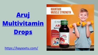 Aruj – Multivitamin Drops(Protects Liver And Improves Appetite)