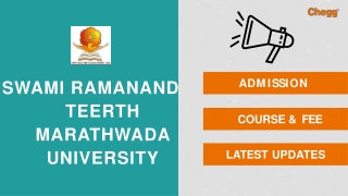 Swami Ramanand Teerth Marathwada University – [SRTMU], Nanded