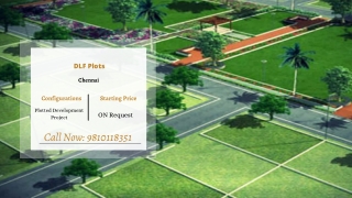 Upcoming Residential DLF Plots Chennai