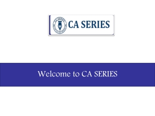 CA Test Series | CA Final Test Series | Register CA Series