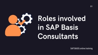 Roles involved in SAP Basis Consultants