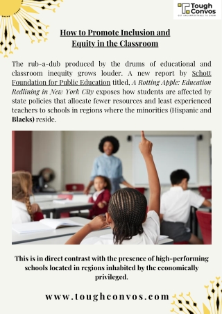 How to Promote Inclusion and Equity in the Classroom