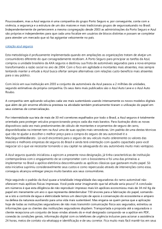 AZUL SEGUROS NOVO CONCEITO EM SEGURO AUTOMOTIVO.