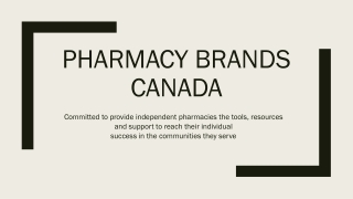 Pharmacy Services | Canada Pharmacy | Pharmacy Brands Canada