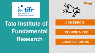 Tata Institute of Fundamental Research – [TIFR], Mumbai