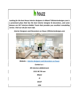 Interior Designers and Decorators on Houzz Dltinteriordesigns.com