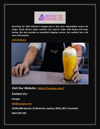 Sses Delivery | Ssesgas.com