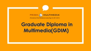 Graduate Diploma in Multimedia Training Hyderabad - Prism Multimedia