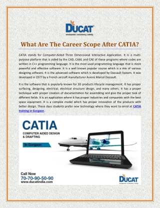 Get the Best Online CATIA Training with Industry Experts