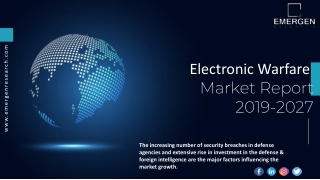 Electronic Warfare Market Detailed Study Mentioning Positive Growth