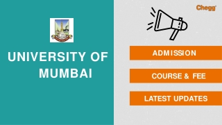 University of Mumbai – [MU], Mumbai