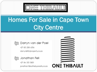 Homes For Sale in Cape Town City Centre