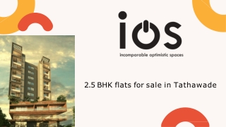 2.5  bhk  flats for sale in tathawade