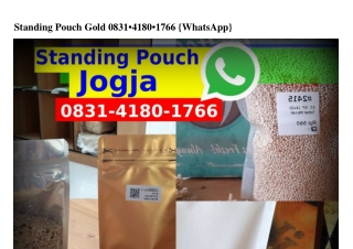Standing Pouch Gold