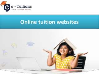 Online tuition websites