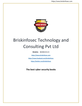 The Best Cyber Security Books