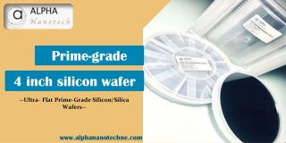 Prime-grade 4 inch silicon wafer