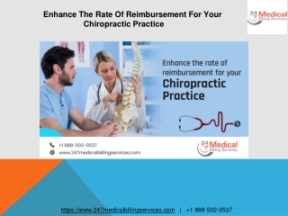 Enhance The Rate Of Reimbursement For Your Chiropractic Practice