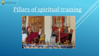 Pillars of Spiritual Training