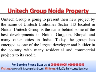 Unitech Group Noida Property