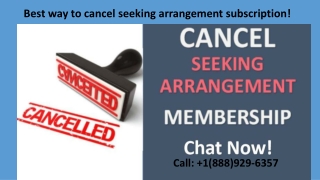 Cancel seeking arrangement subscription |  1(888)929-6357