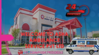 Book Road Ambulance Service with all emergency equipment in Muzaffarpur |ASHA