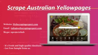Scrape Australian Yellowpages