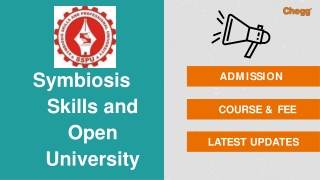 SYMBIOSIS Skills and Open University – [SUAS], Pune