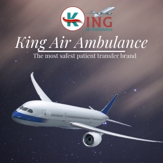 King Air Ambulance in Varanasi Avail 247for Safe Ailing Transferring