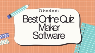 Best Online Quiz Maker Software