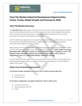 Vinyl Tile Market