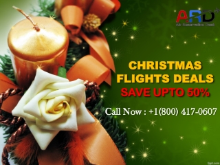 Exclusive Sale on Christmas flight deals 2021 | Save upto 50%