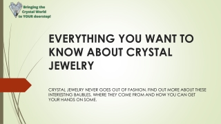 Buy Crystal Jewellery Online at Best Prices