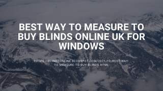 Shop Blinds Online For Sale in UK From BlindzOnline