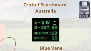 Cricket Scoreboard Australia