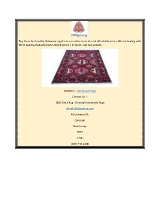 Flat Weave Rugs  1800getarug.com