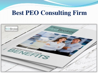 Best PEO Consulting Firm