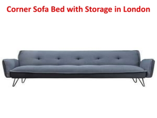 Corner Sofa Bed with Storage in London