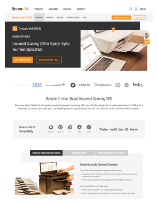 Scan Tens of Thousands of Pages in One Session - Dynamic Web Twain